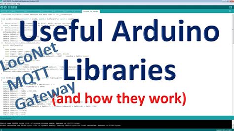 Useful Arduino Libraries (Video#28) - YouTube