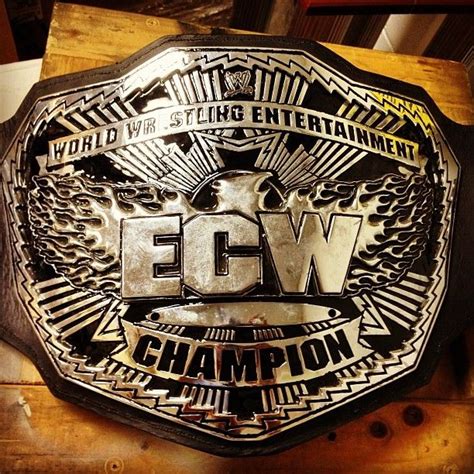 The #ECW Championship Title. This design was debuted by General Manager ...