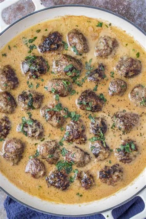 Easy Swedish Meatballs Recipe (with BEST sauce) - Valentina's Corner