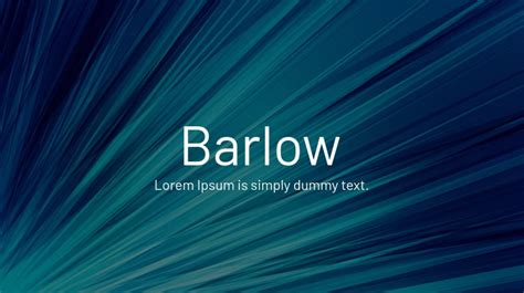 Barlow Font Family : Download Free for Desktop & Webfont