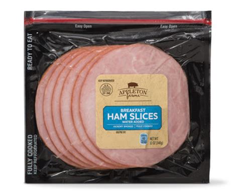 ALDI US - Appleton Farms Breakfast Ham Slices or Breakfast Biscuit Slices