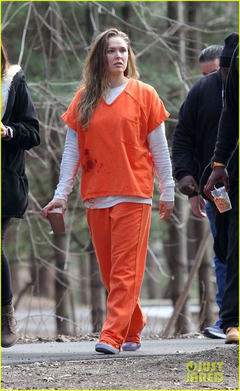 Ronda Rousey Wears a Prisoner Uniform on 'Blindspot' Set: Photo 3868266 ...