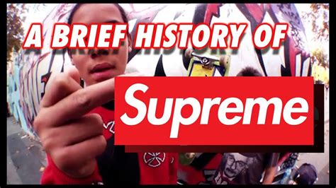 SUPREME: A Brief History - YouTube