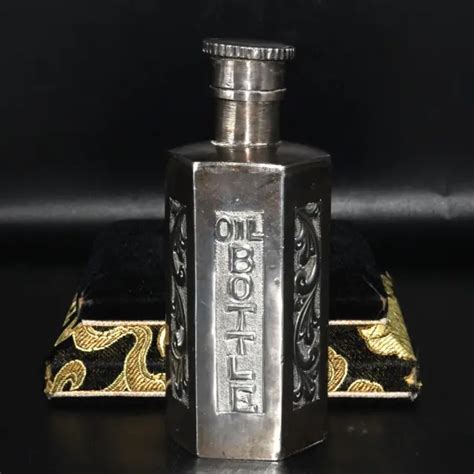 ANTIQUE OLD VINTAGE Mix Silver Perfume Oil Container Bottle Circa 19th Century $200.00 - PicClick