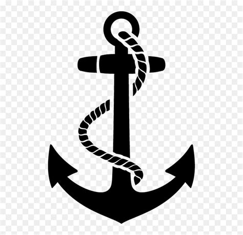 Anker Png Pluspng Anchor Stencil- - Merchant Navy Logo Vector ...