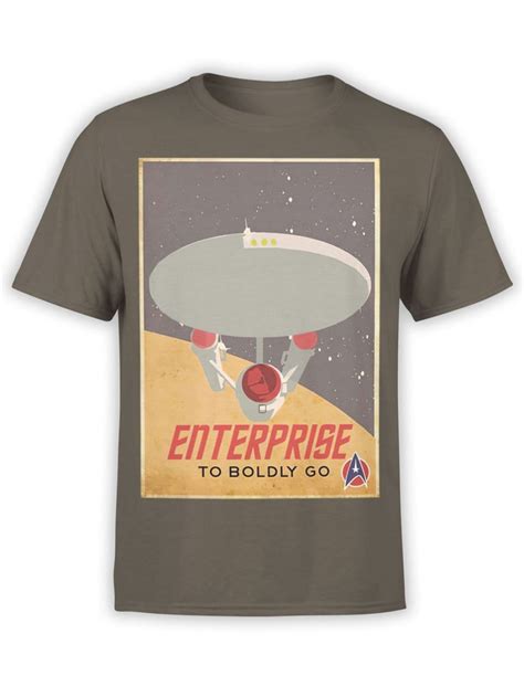 ⭐ Star Trek T-Shirt | Retro Enterprise | Movie Shirts