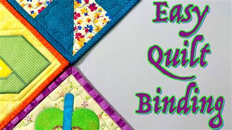 Easy Quilt Binding Tutorial For Beginners | The Sewing Room Channel ...