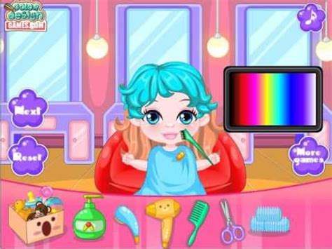 Play Hair Salon Game Give Baby Girl Barbie New Haircuts - Baby Barbie Hairdresser