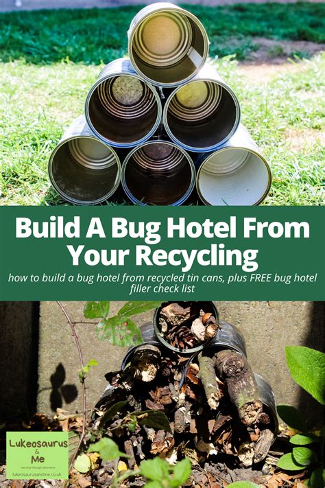 Build A Bug Hotel From Your Recycling - Lukeosaurus And Me | Bug hotel ...