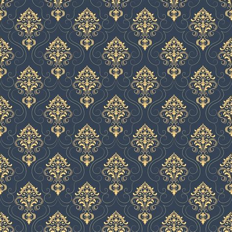 Classic Damask Seamless Pattern Background for Textile and Wallpaper ...