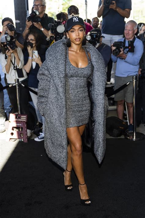 Lori Harvey's Massive Coat at NYFW | Photos | PS Fashion