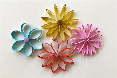 TP Roll Flowers | Kids' Crafts | Fun Craft Ideas | FirstPalette.com