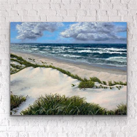 Ocean and Beach Framed Art Print or Canvas, After the Storm, Coastal ...