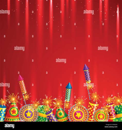 vector diwali crackers background Stock Vector Art & Illustration, Vector Image: 82177595 - Alamy