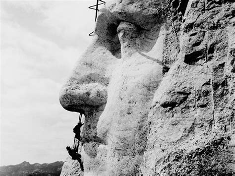 Mount Rushmore construction - Business Insider