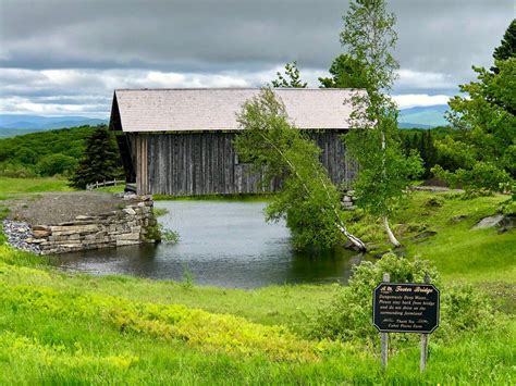 AM Foster Covered Bridge in Cabot, Vermont. Paul Chandler June 2019. | Vermont, Covered bridges ...