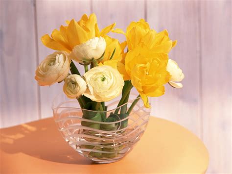 Clear Glass Flower Vases