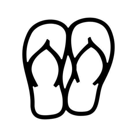 flip flop silhouette clipart 10 free Cliparts | Download images on ...