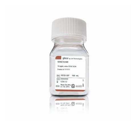 Gibco Geneticin Selective Antibiotic (G418 Sulfate) (50 mg/mL):Cell Culture | Fisher Scientific