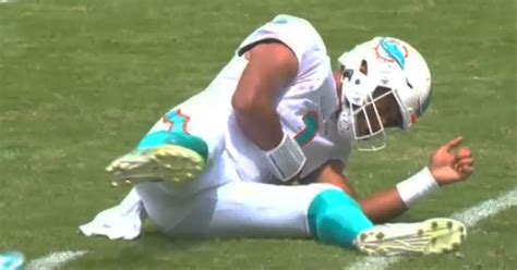 Tua Tagovailoa Carted To Dolphins Locker Room After Taking Huge Hit From Bills (VIDEO)