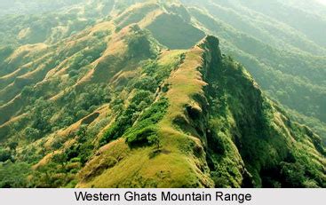 Western Ghats Mountain Range in India