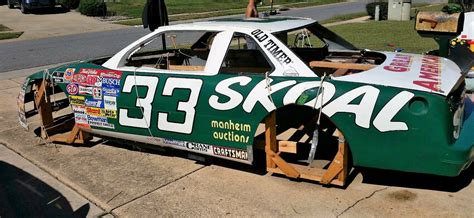 Nascar Sheet Metal Harry Gant 1994 complete car shell from Watkins Glen - Race Used 360