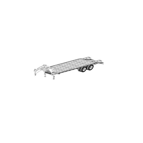 DIY 20K Gooseneck Flatbed Trailer Blueprint Master Plan 5225 25' X 102 Tandem Axle - Etsy