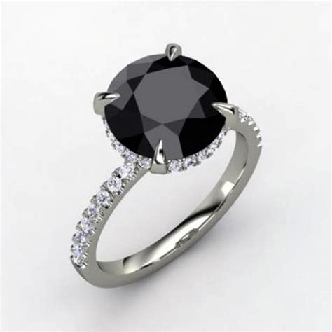 Black Diamond Rings Princess Cut - Inofashionstyle.com