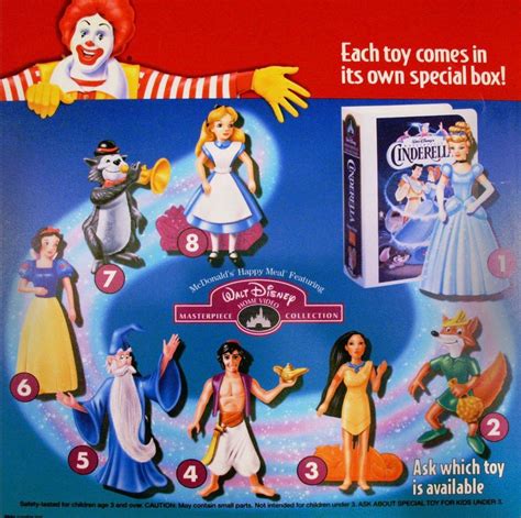 Vintage Mcdonalds Happy Meal Toys Walt Disney Home Video - Etsy