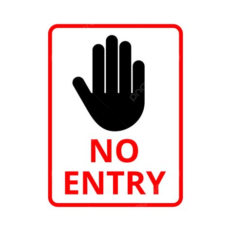 No Entry Sign Vector, No Entry Sign, No Entry, No Entry Signage PNG and ...