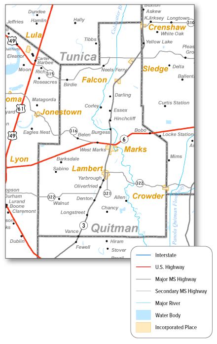 Geography | Quitman County, Mississippi