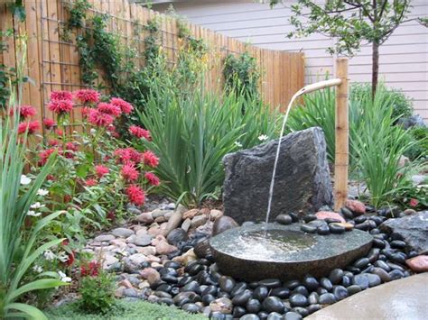 21 Japanese Small Garden Water Feature Ideas You Must Look | SharonSable