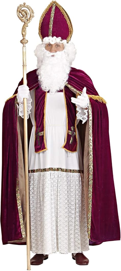 Mens Saint Nicholas Super Deluxe Costume for Christmas Panto Nativity ...