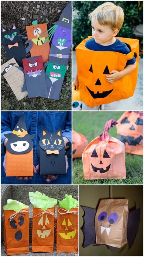 Paper Bag Crafts & Activities for Halloween - Kids Art & Craft