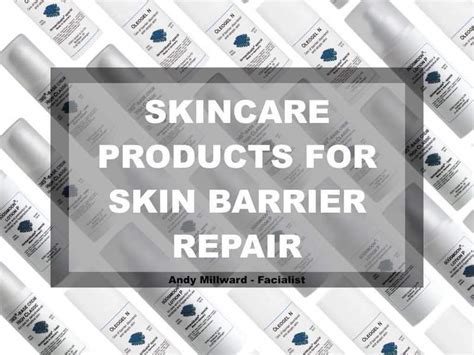 Skincare Products For Skin Barrier Repair - Andy Millward - Skincare