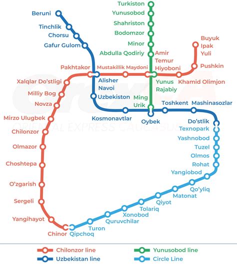 Tashkent Metro. Pictures, history and map of Tashkent subway.