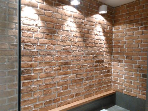 Stacked Stone Tile | Brick veneer, Brick interior, Brick wall paneling