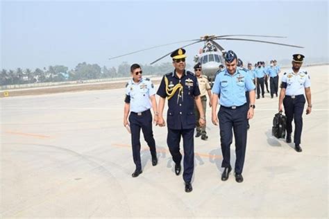 Bangladesh Air Force chief visits Air Force Station Barrackpore in West ...