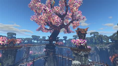 cherryblossom tree spawn Minecraft Map