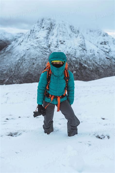 Female photographer climbing Glen Coe, | Premium Photo - rawpixel