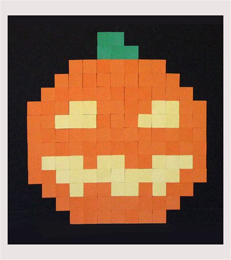 Minecraft Halloween Pixel Art Grid - Pixel Art Grid Gallery