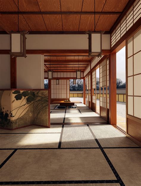 A Japanese Zen interior, what do you think? : r/blender