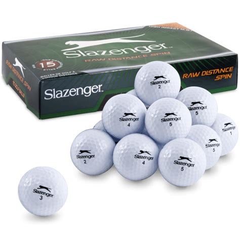 Meh: Slazenger Raw Distance Spin Golf Ball 15-Pack