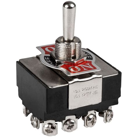 4PDT Heavy Duty Toggle Switch Center Off