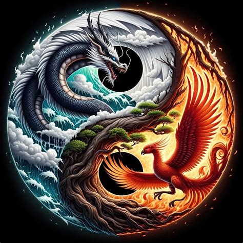 Dragon and Phoenix Download, Dragon Instant Downloadable Wallpaper ...