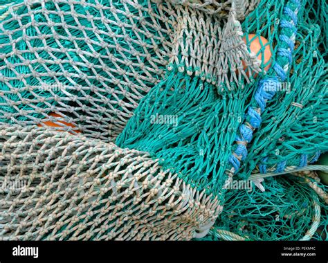 commercial fishing nets Stock Photo - Alamy