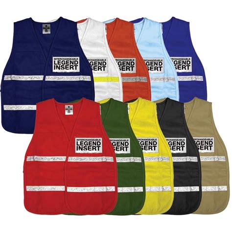 Incident Command Public Safety Vests in 12 Colors