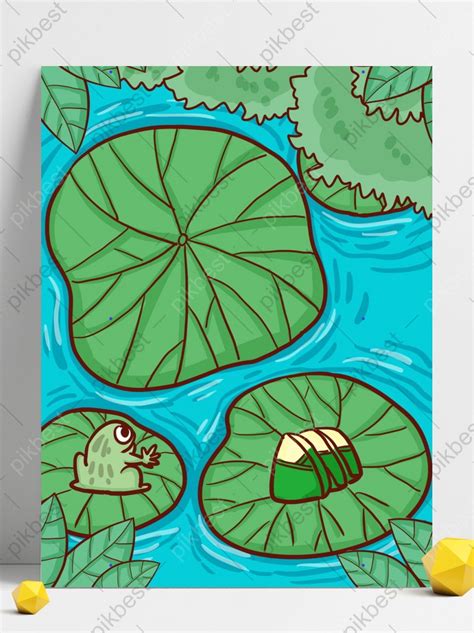 Impression Lotus Pond Appreciation Lotus Drawing Background Backgrounds ...