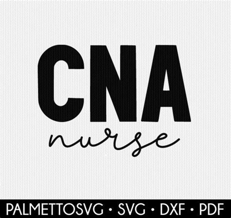 Cna Nurse Svg Cna Svg Nurse Svg Nurse Dxf Nurse Cut File - Etsy