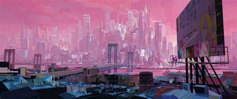 SPIDER-MAN: INTO THE SPIDER-VERSE Concept Art Features The Spider-Lair, Spider-Ham, The ...